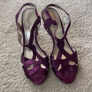 Elegant Purple Women's Heels